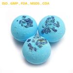 Natural Relaxing Bath Salts Custom Bubble Colors Vegan Organic Fizzy Bath Bombs