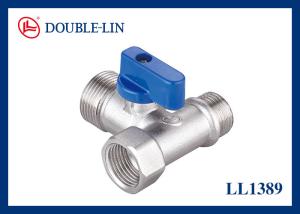 Quality T Handle Female X Male X Male Three Way Ball Valve wholesale