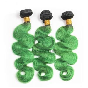 Quality #T1B/Green Body Wave Remy Human Hair Bundles Sew In Weave Bundles Brazilian Bundle Deals wholesale