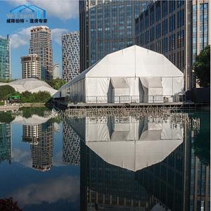 Quality Big Size Polygon Tent Clear Roof / Arched Wedding Marquee Tent wholesale