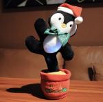 EN71-1-2-3 Christmas Light Up Singing Animal Toys For Kids