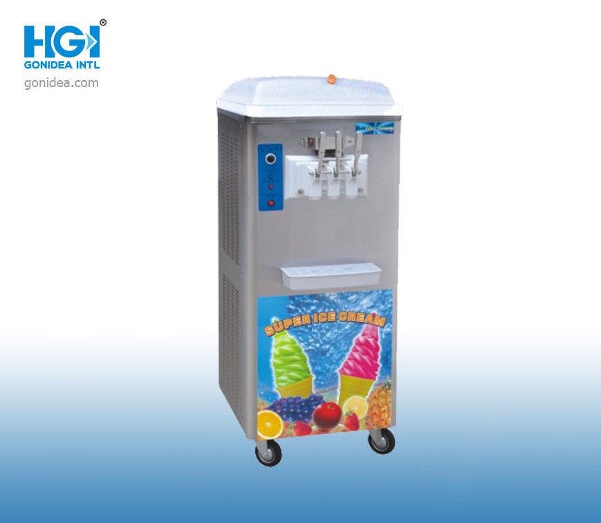 Table Top Soft Serve Making Ice Cream Machine Bql-925 110-220V
