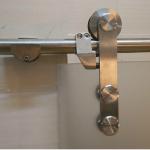 Customized Size Tempered Glass Door Clear Frameless For Bathroom