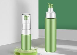 Quality Green Pet Pump Lotion Bottles Screw Cosmetic Pet Bottle Packaging wholesale
