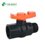 PVC Plastic Male Female Thread Valve Octagonal Irrigation Ball Valve Customized