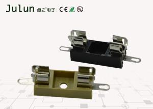 Electronic Low Voltage Fuse Holder Flame Retardant For Ceramic / Glass Fuse