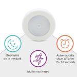 3pcs Pack 3.15in Diameter Battery Operated Motion Sensor Light Indoor