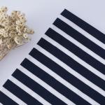 Cotton Breathable Jersey Soft Striped Material Fabric For Polo Shirt