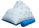 Giant Inflatable Cone With Climbing Handles For Water Park And Sea Shore