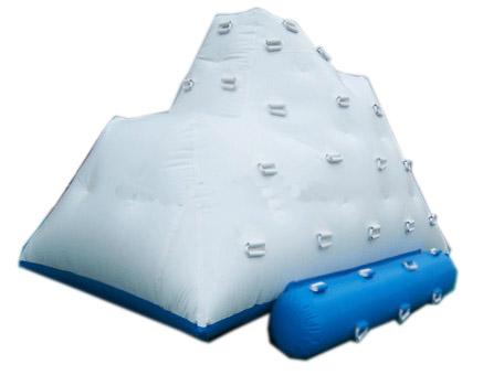 Giant Inflatable Cone With Climbing Handles For Water Park And Sea Shore