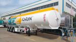 45000 Liters Fuel Tank Semi Trailer Mechanical Suspension