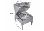 Floor Standing SS Hospital Medical Wash Sink Custom Made