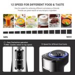 Multifunctional Hand Blender manufacturer Food Mixer 12 Speeds For Chopping