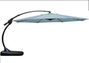 Quality Aluminum Large Curved Rod Sunshade Umbrella 180g Polyester Fabric wholesale