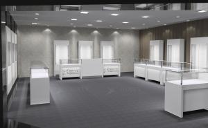 Quality led light jewellery shop design, manufacture and install wholesale