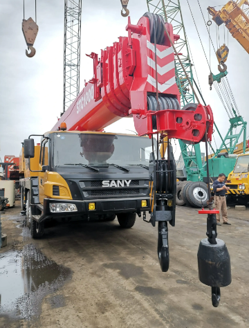 100t Sany Used Crane Truck Original High Performance Long Service Life