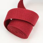 Plain Design Black Cotton Ribbon ODM 100 Cotton Grosgrain Ribbon