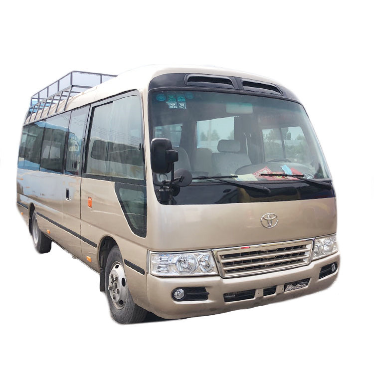 10-23 Seats Used Coaster Bus with Water Heating System and Automatic Transmission
