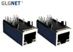 Industrial POE RJ45 Connector , Magnetic RJ45 Connector With 100 Watt POE