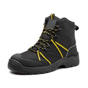 Quality Breathable Steel Toe Work Boots Anti Slip / Anti Puncture Impact Resistant Boots wholesale