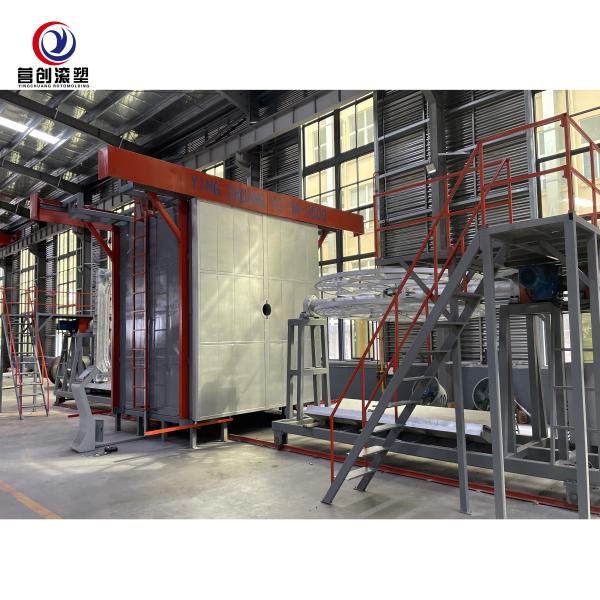 LLDPE HDPE Shuttle Rotomolding Machine With High Capacity