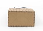 Reusable Luxury Christmas Packaging , Natural Brown Christmas Gift Bags