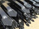 Customized Black Zinc Steel Metal Garrison Fence Panels Maintenance Free
