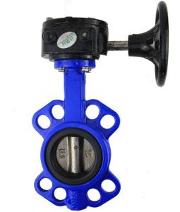 China D371X Worm Gear Clamp Check Valve Butterfly Type Simple Compact Structure on sale