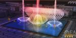 Music led light landscaping water fountain