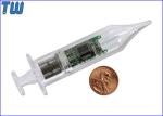 Transparent Syringe Storage 1GB USB Disk Drive Free Logo Printing