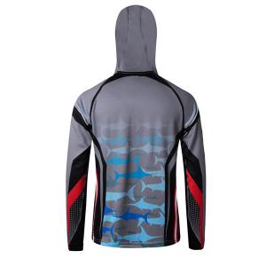 Quality Lightweight Outdoor Fishing Zip Up Hoodies , Personalized Cool Fishing Sweatshirts wholesale