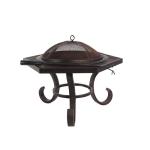 Hexagon Shape Stainless Steel Charcoal Outdoor Grills Painted Portable Bbq Fire
