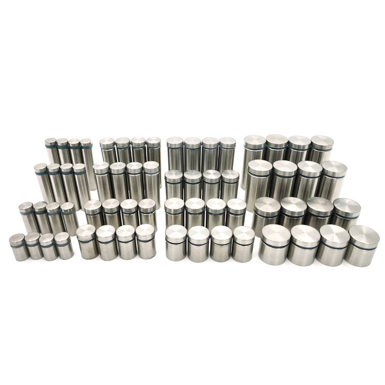 Stainless Steel 316 Wall Sign Standoff Mounting Hardware Standoff Cap Sign Holder For Acrylic Display