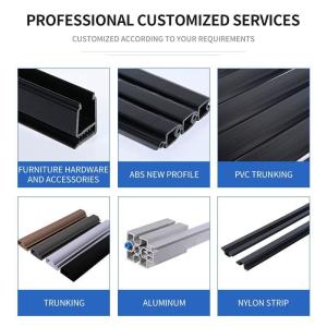 Quality White Plastic Edge Trim PVC Strip PC Cover Diffuser Profiles for Alluminum Plastic Sheet wholesale
