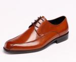 Officer Business Mens Leather Dress Shoes , Black Dress Loafers Slip Resistant