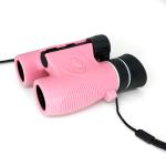 Optical Bak4 Prism Kids Binoculars , 6x21 Shockproof Childrens Pink Binoculars
