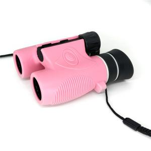 Quality Optical Bak4 Prism Kids Binoculars , 6x21 Shockproof Childrens Pink Binoculars wholesale