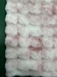 Quality Pink White Imitation Rabbit Hair Furniture Decoration Available wholesale