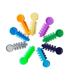 Quality 1000pcs/pack Dental Teeth Orthodontic Elastics Ligature Ties Mixed Color wholesale