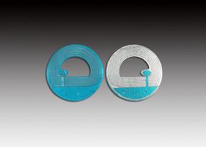 Quality 8.2Mhz Round Blue Plastic EAS RF Label Anti Shoplifting 30mm Dia HAX730 wholesale