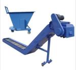 High Strength Hinged Metal Chip Conveyor Coil / Screw Type Chip Conveyor