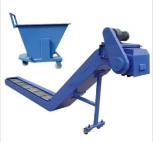 Quality High Strength Hinged Metal Chip Conveyor Coil / Screw Type Chip Conveyor wholesale
