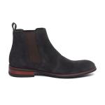 Anti Skid Breathable Navy Mens Leather Casual Boots