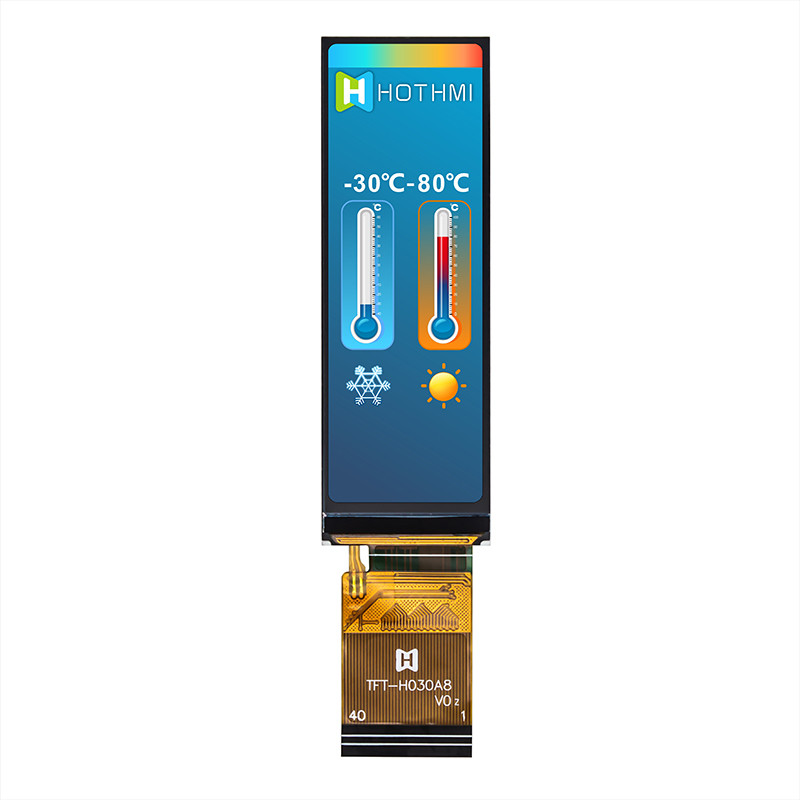 3.0 Inch IPS 268x800 Wide Temperature TFT Display Panel ST7701S For Instrumentation