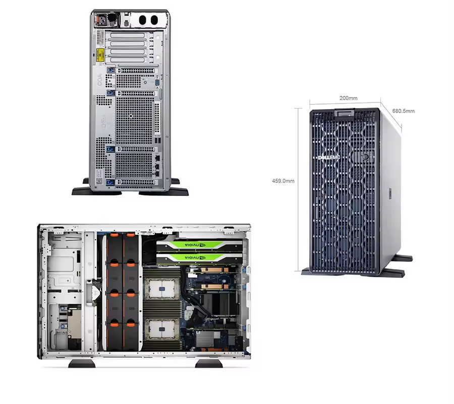 PowerEdge T550 Rack Server 64G High Capacity with 5317*2/32G Processor Main Frequency
