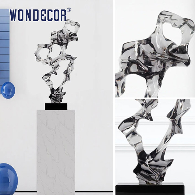 Abstract Metal Art Decoration Rockery Stainless Steel Sculpture
