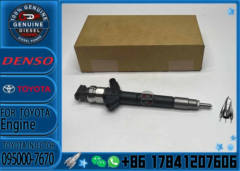 Genuine Brand New Common Rail Injector 095000-7670 23670-09180 23670-09240 23670-09280 095000-7300 095000-7310 095000-76