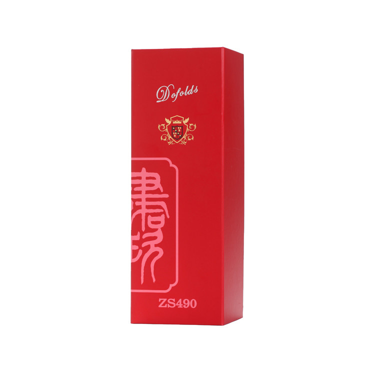 Magnetic Closure Gift Cardboard Wine Box Custom Logo Packaging