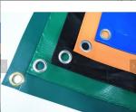 Heavy Duty PVC Tarpaulin Fabric 18 * 18 / Inch With High Elongation Rate