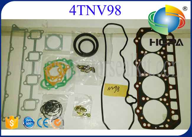Yanmar 4TNE88 4TNE98 4TNV98 overhaul gasket kit for DX80 DH80GOLD DX55W EC55B EC55